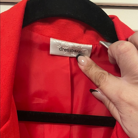 Dress Barn Vibrant Red Women's Blazer - Picture 2 of 9